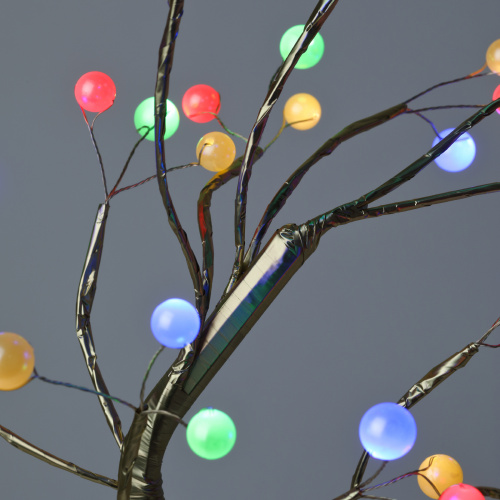 Фигурка ЭРА ЕGNID - 36M дерево с разноцветными жемчужинами 36 LED (1/24) (Б0051948) фото 3