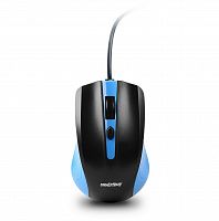 Мышь проводная Smart Buy ONE 352, синяя/черный (1/100) (SBM-352-BK)