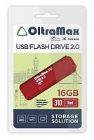 Флеш-накопитель USB  16GB  OltraMax  310  красный (OM-16GB-310-Red)