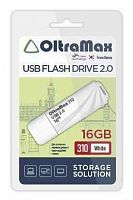 Флеш-накопитель USB  16GB  OltraMax  310  белый (OM-16GB-310-White)