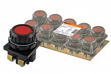 Выключатель кнопочный КЕ 011-У2-исп.5 красный 1р 10A 660B IP40 TDM (1/10/250) (SQ0753-0014)