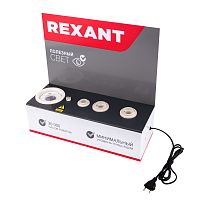 Тестер REXANT для проверки ламп с цоколями E27, E27, E14, GU5.3, GX53 (1/10) (604-801)