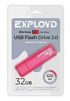 Флеш-накопитель USB  32GB  Exployd  620  красный (EX-32GB-620-Red)
