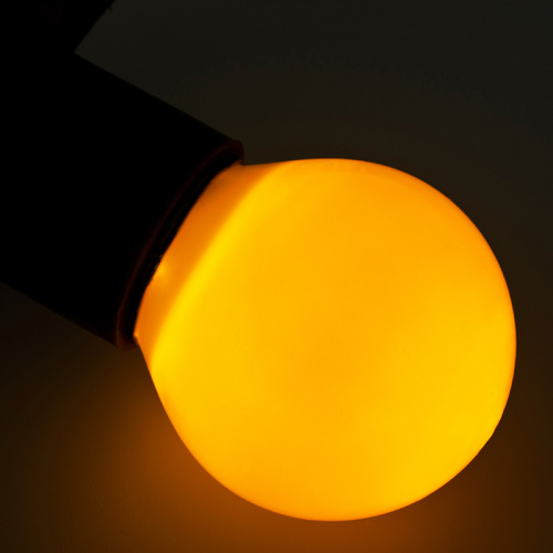 Лампа накаливания NEON-NIGHT Е27 10 Вт желтая колба (10/100) (401-111) фото 2