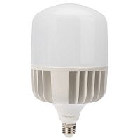 Лампа светодиодная REXANT высокомощная 100 Вт E27 с переходником на E40 9500 Лм 4000 K нейтральный свет (1/8) (604-151)