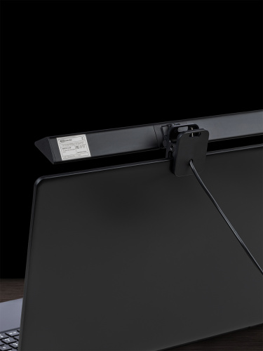 Светильник светодиодный на монитор СН-200, 5 Вт, авт. сенс-димм, 3000-6000 К, USB, черный, TDM (1/50) (SQ0337-0168) фото 5