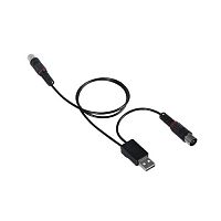Разветвитель питания USB/TV (инжектор), для активных антенн с питанием от USB-порта телевизора RX-455 REXANT (1/100) (34-0455)