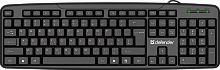 Клавиатура проводная DEFENDER Astra HB-588 RU, полноразмерная, черная (1/20) (45588)