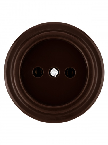 Розетка 2П 10А 250В коричневая «Виви» TDM (6/36) (SQ1820-1416) фото 5