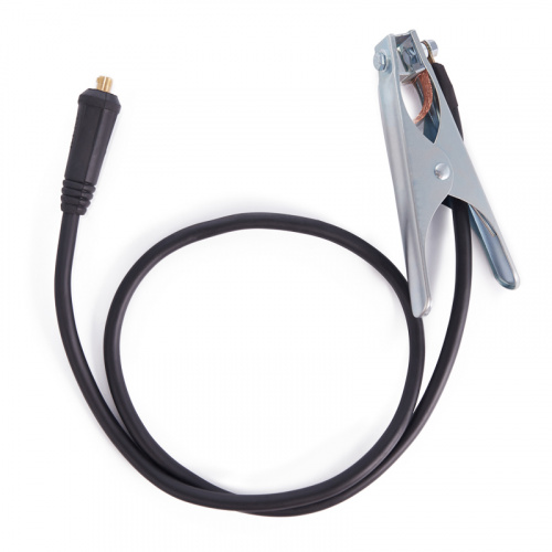 Сварочный кабель с клеммой заземления REXANT 16 мм² 200 А СКР 10-25 3 м (1/20) (16-0763)