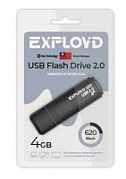 Флеш-накопитель USB  4GB  Exployd  620  чёрный (EX-4GB-620-Black)