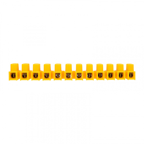 Клеммная винтовая колодка KВ-14 6-14, ток 20 A, полиэтилен желтый REXANT (10 шт./уп.) (10/500) (07-5014-3) фото 6