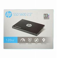 Внутренний SSD  HP   120GB  S600, SATA-III, R/W - 470/520 MB/s, 2.5", TLC 3D NAND (4FZ32AA#ABB)