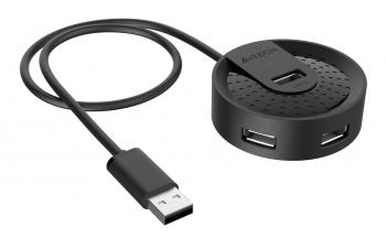 Разветвитель A4Tech HUB-20 USB 2.0 4порт, черный фото 6