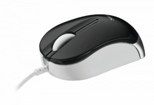 16850 Мышь Trust Nanou Retractable Micro Mouse Black (40/960) (C0042749)