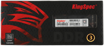 Память DDR3 4Gb 1333MHz Kingspec KS1333D3P15004G RTL PC3-12800 CL11 DIMM 240-pin 1.5В Ret фото 3