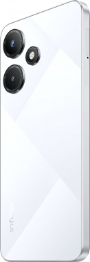 Смартфон Infinix X669D Hot 30i 128Gb 8Gb белый моноблок 3G 4G 2Sim 6.6" 720x1612 Android 12 13Mpix 802.11 a/b/g/n/ac NFC GPS GSM900/1800 GSM1900 Touch фото 4