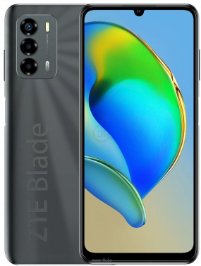 Смартфон ZTE Blade V40 Vita 128Gb 4Gb черный моноблок 3G 4G 2Sim 6.75" 720x1600 Android 11 48Mpix 802.11 b/g/n NFC GPS GSM900/1800 GSM1900 TouchSc