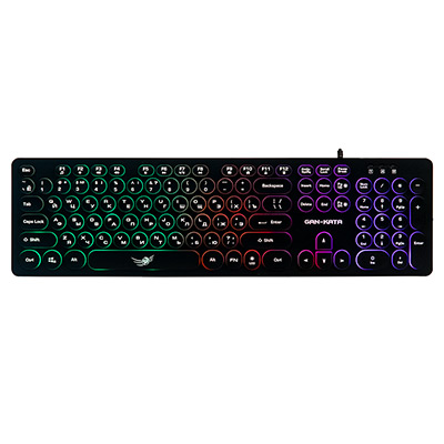 Клавиатура игровая KGK-16U BLACK Dialog Gan-Kata - с RGB-подсветкой, USB, черный (1/20) (KGK-16U black)