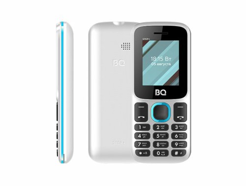 Мобильный телефон BQ 1848 Step+ White+Blue (86183529)