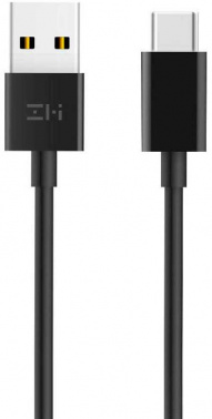 Кабель Xiaomi ZMI AL701 AL701 BLACK USB (m)-USB Type-C (m) 1м черный