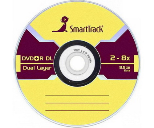 Диск ST DVD+R Dual Layer 8.5 GB 8x CB-100 (600)
