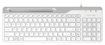 Клавиатура A4TECH Fstyler FK25 USB slim, белый (FK25 WHITE)