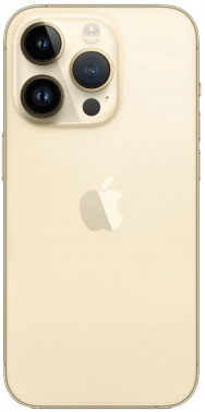 Смартфон Apple A2890 iPhone 14 Pro 256Gb 6Gb золотой моноблок 3G 4G 6.1" 1179x2556 iOS 16 48Mpix 802.11 a/b/g/n/ac/ax NFC GPS GSM900/1800 GSM1900 Touc фото 3