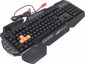 Клавиатура игровая A4TECH Bloody B314 USB Multimedia Gamer LED (подставка для запястий), черный фото 9