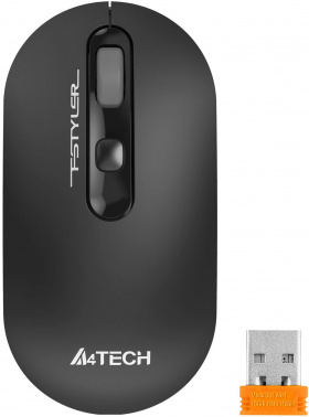 Мышь беспроводная A4Tech Fstyler FG20S оптическая (2000dpi) silent USB (4but) серый (1/60) (FG20S USB GREY) фото 2