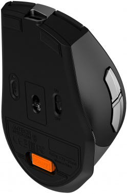 Мышь беспроводная A4Tech Fstyler FB35CS оптическая (2000dpi) silent BT/Radio USB (5but) серый/черный (1/40) (FB35CS USB SMOKY GREY) фото 7