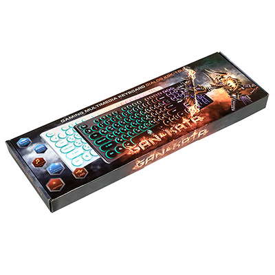 Клавиатура игровая KGK-16U BLACK Dialog Gan-Kata - с RGB-подсветкой, USB, черный (1/20) (KGK-16U black) фото 2