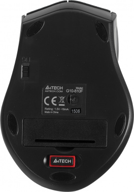 Мышь A4 V-Track G10-810F черный оптическая (2000dpi) беспроводная USB (6but) (удалить G10-810F) фото 9