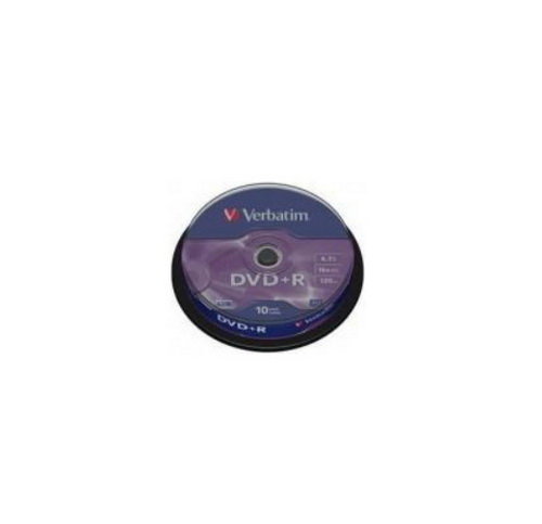Диск VERBATIM DVD+R 4.7 GB (16х) CB-10 (200)