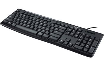 Клавиатура Logitech K200 USB Multimedia, черный/серый (920-008814) фото 4