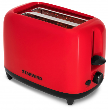 Тостер Starwind ST7003 750Вт красный/черный