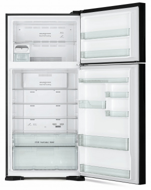 Холодильник Hitachi R-VG660PUC7-1 GBK черное стекло (двухкамерный) фото 5