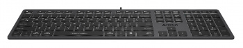 Клавиатура A4TECH Fstyler FX60 USB slim Multimedia LED, серый/белый (FX60 GREY / WHITE) фото 10