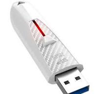 Флеш-накопитель USB 3.2  256GB  Silicon Power  Blaze B25  белый (SP256GBUF3B25V1W)