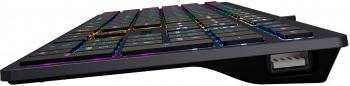 Клавиатура A4TECH Fstyler FX60H USB slim Multimedia LED (FX60H GREY/NEON) фото 16