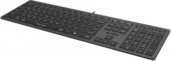 Клавиатура A4TECH Fstyler FX60H серый/белый USB slim Multimedia LED, серый (FX60H GREY/WHITE) фото 12