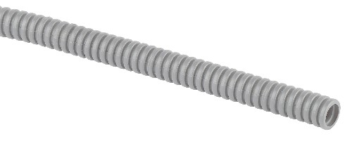 Труба гофрированная ПВХ с зондом d 25мм легкая (серый) ЭРА 100м (10) (Б0042999)