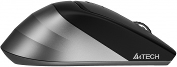 Мышь беспроводная A4Tech Fstyler FB35S оптическая (2000dpi) silent BT/Radio USB (6but) серый/черный (1/60) (FB35S USB SMOKY GREY) фото 2