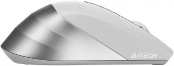Мышь беспроводная A4Tech Fstyler FG35S (2000dpi) silent USB (6but) серебристый/белый (1/60) (FG35S USB SILVER) фото 3