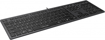 Клавиатура A4TECH Fstyler FX60H серый/белый USB slim Multimedia LED, серый (FX60H GREY/WHITE) фото 11