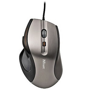 17178 Мышь Trust MaxTrack Mouse grey/black USB (60/720) (C0040794)