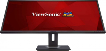 Монитор ViewSonic 34" VG3448 черный VA LED 5ms 21:9 HDMI M/M полуматовая HAS Pivot 3000:1 300cd 178гр/178гр 3440x1440 DisplayPort USB 8.6кг фото 2