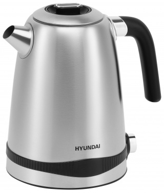 Чайник электрический Hyundai HYK-S4801 1.7л. 2200Вт серебристый/черный (корпус: металл) фото 6