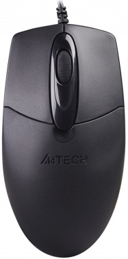 Мышь оптическая A4Tech OP-720S (1200dpi) silent USB (3but) черный (1/60)