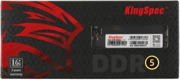 Память DDR5 16Gb 4800MHz Kingspec KS4800D5P11016G RTL PC5-38400 CL40 DIMM ECC 288-pin 1.1В single rank Ret фото 3